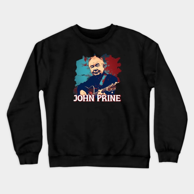 JOHN PRINE Crewneck Sweatshirt by Pixy Official